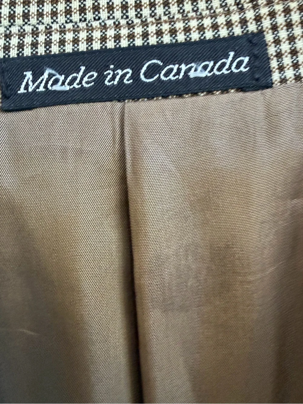 Vintage Yves Saint Laurent YSL Wool Micro Check Blazer Size 40R EUC!